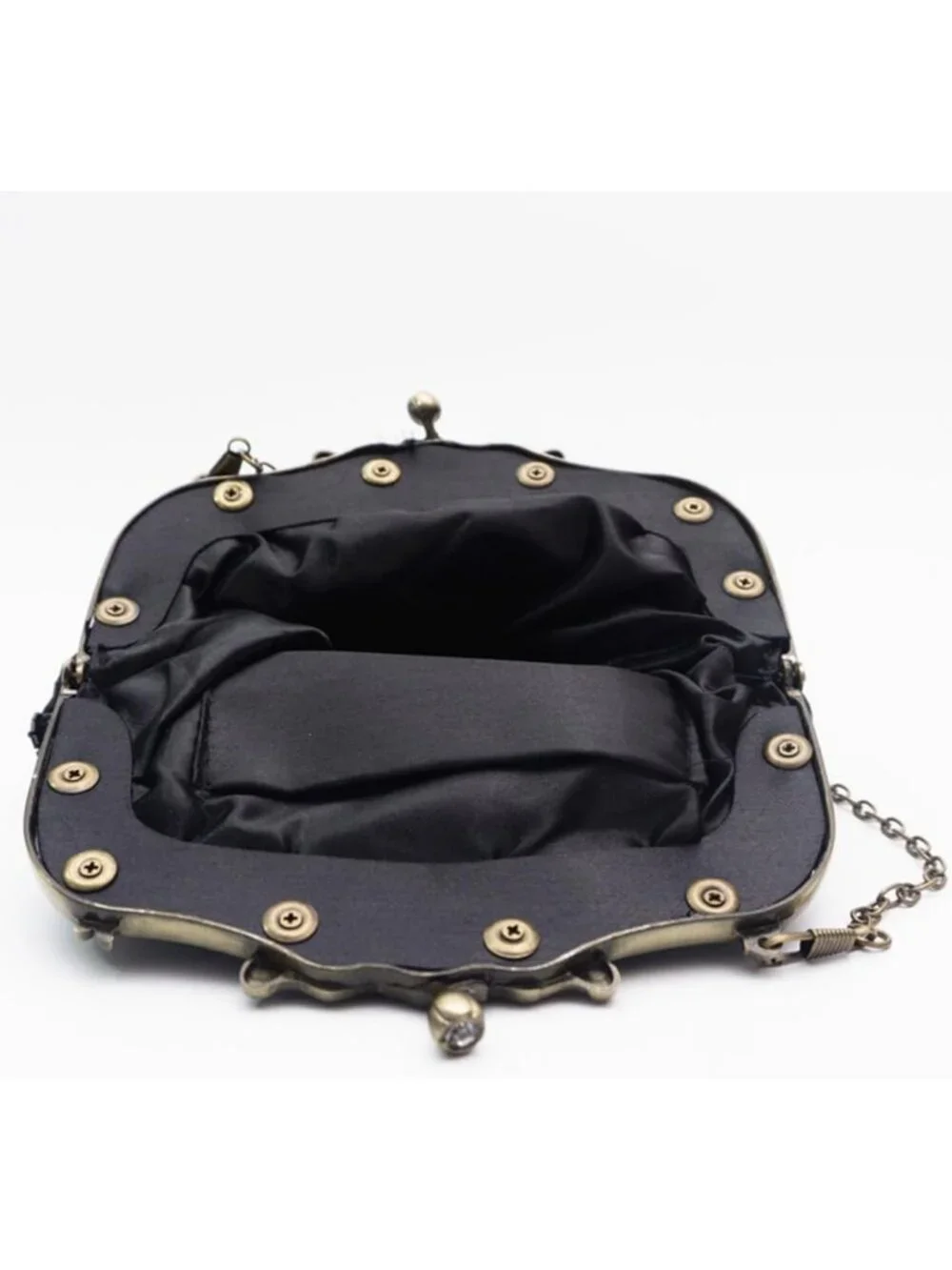 Vintage Beaded Sequin Flower Evening Clutch | Wedding & Prom Party Handbag